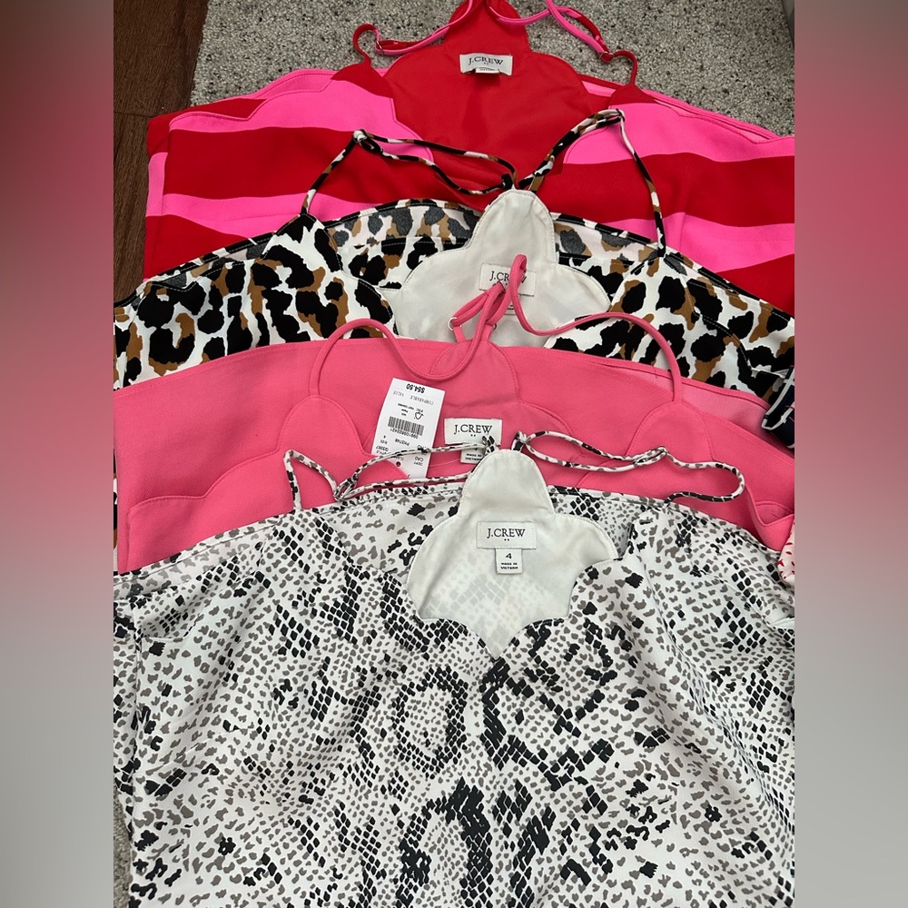 Bundle of 4 EUC size S J Crew camis
